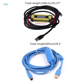 char USB-SC09-FX Programming Cable For Mitsubishi FX Series PLC Communication Cables