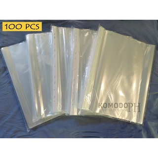 ┇♟Clear Sheet Protector A4 / Long 100pcs per Pack Clearbook Refill