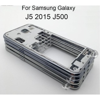 Dual / Single Middle Bezel Frame For Samsung J5 2015 J500 J500F With Side Buttons