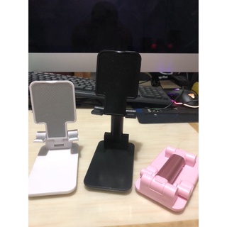 Folding desktop phone stand