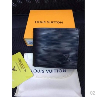 ▥℗ORG LV MEN'S FASHION BIFOLD SHORT WALLET LEATHER SKIN WITH BOX (6)