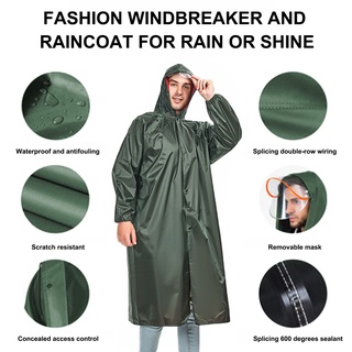 ✷COD raincoat motorcycle bicycle makapal kapote waterproof rain coat for men Windbreaker Poncho
