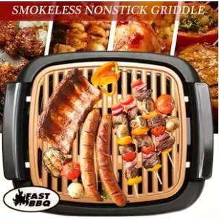 KM✔ Fast BBQ Smokeless Grill indoor & Outddor Premium High Quality Electric Grill Korean BBQ COD