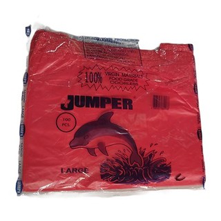 Jumper Plastig Bag Large Assorted Color 100's