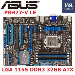 ASUS P8H77-V LE Desktop Motherboard Intel H77 LGA 1155 DDR3 32GB ATX Desktop used motherboard