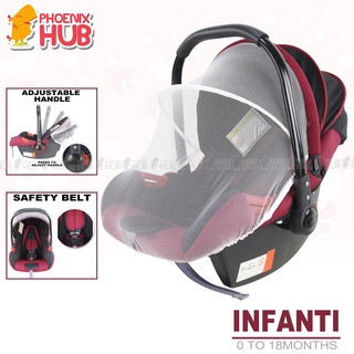baby essentials▣☋¤PhoenixHub Infanti PREMUIM Baby Car Seat Basket Carrier with Mosquito NET Ca