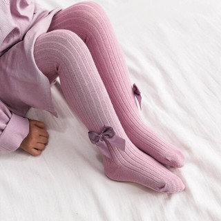 Toddler Cute Girls Bow Stockings Winter Toddler Kids Baby Girl Boy Cotton Warm Bow Tights (7)