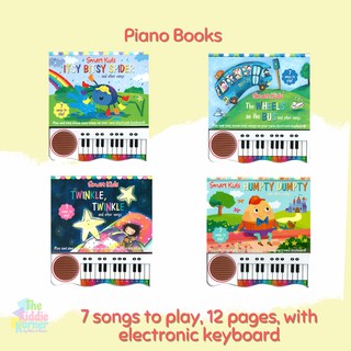 SMART KIDS PIANO BOOKS - WITH 7 SONGS TO SING AND PLAY + ELECTRONIC KEYBOARD