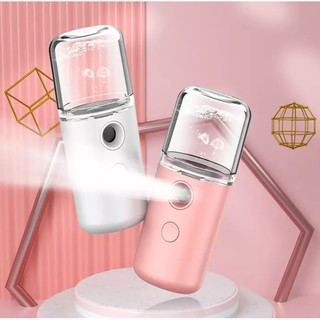 Portable Nano Mist Sprayer Facial Steamer Beauty Spray USB Rechargeable