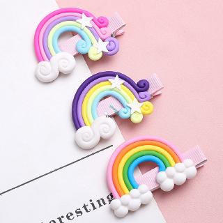 Rainbow Baby Girl Hair Clips Set Candy Colors Hairpin Kids Clip Headdress Hair Accessories Gift-XY2 (6)