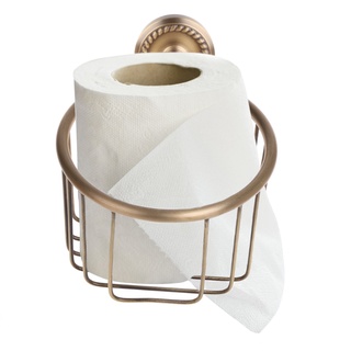 uppertiout Antique Brass Roll Paper Holder Durable Toilet Tissue Towel Bathroom Accessories (9)