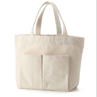 ❤️TOP Design Stylish Organic Canvas Tote Bag Daily Essentials