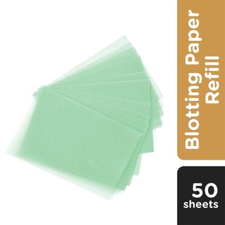 Skincare☞┋Luxe Organix Green Tea Blotting Paper Powder Finish Refill 50 Sheets