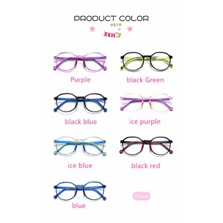 Round Spectacles Anti Blue Light Glasses Kids Silicone Optical Frame Boys Girls Computer Blue Light