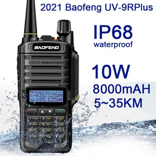 2021Nieuwe Baofeng UV-9RPlus 10W IP68 Walkie Talkie Waterdichte Dual Band Portable Cb Jacht Ham Radi