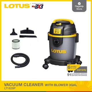 Lotus Vacuum + Blower Wet/Dry 3Gal/10L LT1828P - Vacuum Cleaners
