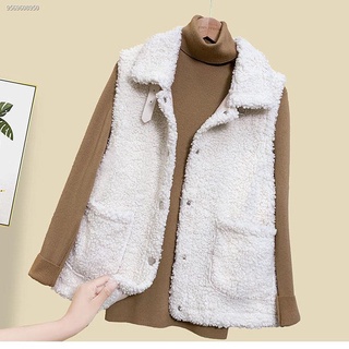 Thick lamb hair vest women s autumn and winter 2021 new short Korean version of fur vest vest vest j