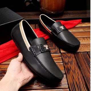 100% Original Philipp Plein Black Loafers Shoes For Men
