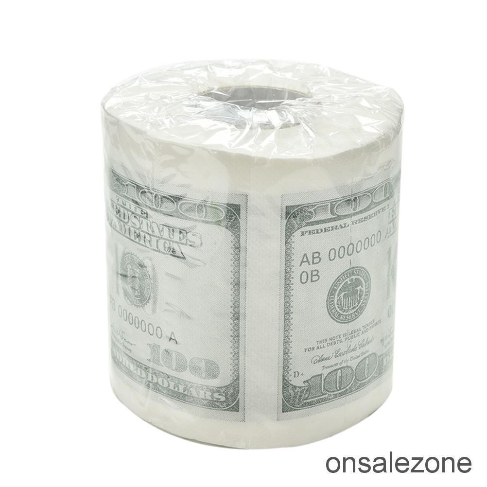 OZPH $100.00 - One Hundred Dollar Bill Toilet Paper Roll + 1 Million Dollar Bill