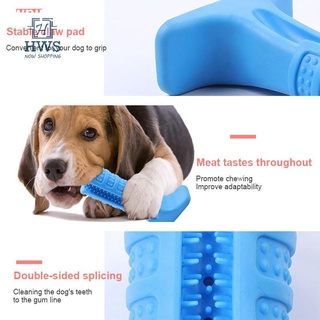 ✼▩◑Nontoxic Bite Resistant Rubber Dog Tooth Chew Toothbrush Dental Hygiene for Dogs Cats Pet (4)