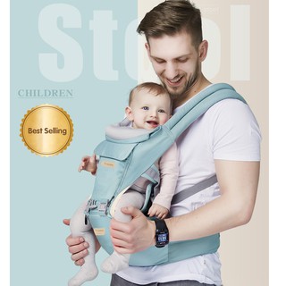 Baby Carrier Infant Comfortable Breathable Multifunctional Sling Backpack Hip Seat Carrier
