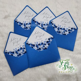 5R Wedding Envelope - Shimmer Royal Blue (250gsm) [MADE TO ORDER]