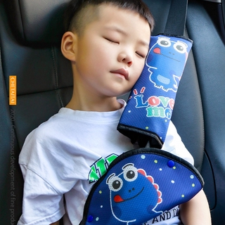 Car Seat Belt Cover Cartoon Cute Adjuster Clip Child Protect Baby Shoulder Safety Belt Adjust Device Seat Belt Protector