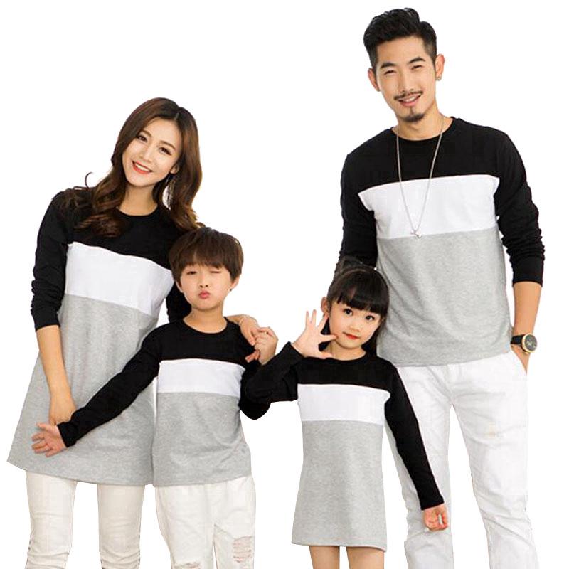 Family Clothing Mother Daughter Girl Dress Father Son Tops