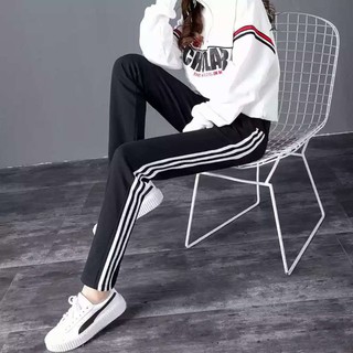 Unisex Track pants with white striper