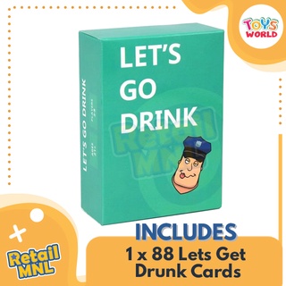 Retailmnl Drinking Game Lets Get Drunk Card game - Fun Adult Drinking Game