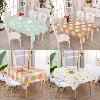 Waterproof Tablecloth Dustproof Home Coffee Floral Table Cover Cloth