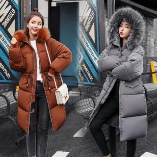 Hooded Ladies Coat Long Coats Parka oversize Colour jacket mid-long women winter thick jacket down jacket women winter