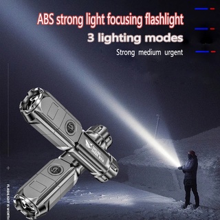 LED Flashlight Lamp Rechargeable Zoomable waterproof Flashlight For Camping Running Hiking Diving