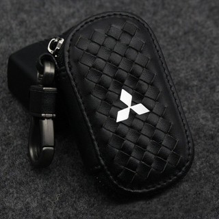 Mitsubishi Genuine Leather Car Key Case Cover Bag