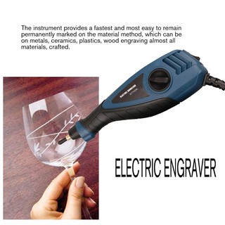 ✥✓✸Electric Engraver Engraving Carving Pen Plotter Machine Chisel Tips On Metal Wood Glass Plastic C