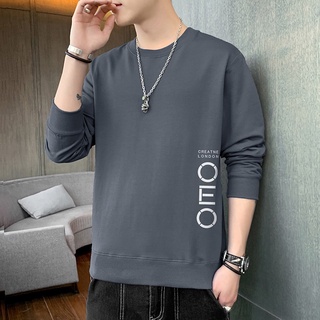Men Round Neck Long Sleeve Korean Trend Studen Sweater Men clothes M-4XL 10.4
