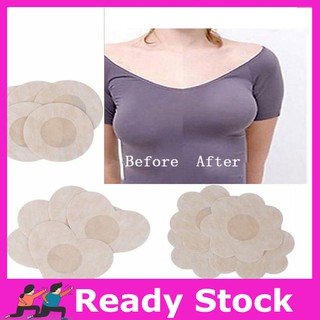 20 Pcs Breast Lift Clear Bra Tape Boob Shape Nipple Cover