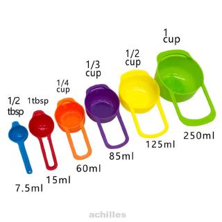 10pcs Baking Nesting Plastic Rainbow Mixing Bowl Set (8)