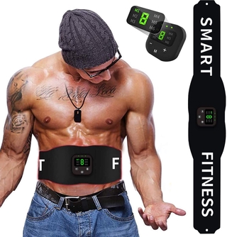 Abs Stimulator Home Gym Equipment,Ab Workout Equipment,Muscle Stimulator,Weight Loss for Women Men,Abdominal Work Out Ads Power Fitness Abs Muscle Training ABS At Home Workout Equipment