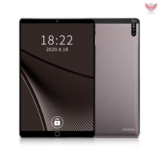 10.1'' Metal Tablet with MT6592 Eight-core Processor 1280*800 Resolution 2GB+32GB Memory Support 2G/3G Calls Grey+Black US Plug