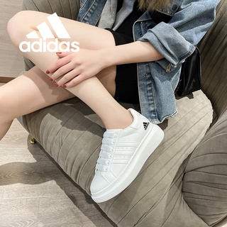 New Adidas All-match Fashion Muffins Increase Thick-soled White Shoes Casual Female Daddy Shoes Non- (1)