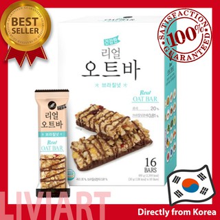 [Mom's Love] Nutrition Oat Bar with Brazil Nuts Korean Breakfast Cereal Energy Bar 30g x 16ea