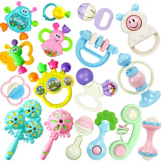 ✐❇HCH BABY Set Baby Rattle baby's first gift 10pcs