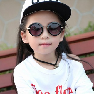 Baby Boys Girls Kids Sunglasses Vintage Round Sun Glasses (4)