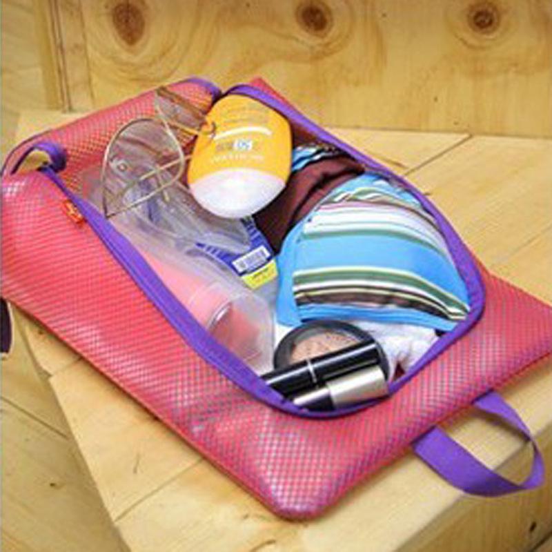 Travel Dustproof Shoe Bag Waterproof Storage Bag Bag Cover Portable Mesh Portable Visible Wall Bag (3)