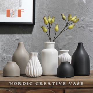 Nordic ceramic vase decoration creative home dried flower arrangement