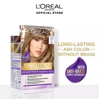 Loreal Trendy Hair Color Honey Ash #7.12