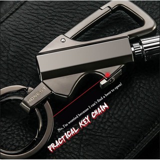 Lighter with Zippo style multifunctional metal keychain bottle collection lighter (7)