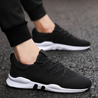 Shock Sale Men Running Shoes Mesh Casual Sports Shoes Fashion Lightweight Breathable Sneakers White Shoes Ready Stock