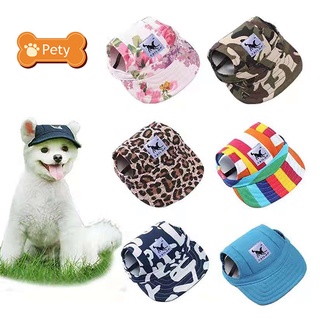 【Pety Pet】Pet Dog Caps Small Puppy Pets Summer Solid Oxford Cap Dog Baseball Visor Hat Outdoor Accessories Sun Bonnet Cap Chihuahua